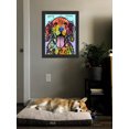thumbnail image 3 of Dog Is Love Colorful Framed Canvas Wall Art (33.5" x 23.5") – Vibrant Dog Lover Home Décor, 3 of 3
