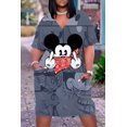 thumbnail image 1 of Disney Plus Size Women's Summer Sun Dresses Ladies 2022 Woman Party Dresses 2022 Year Fashion Oversized Dress 5xl Clothing Maxi7XL Gao Jinjia LED, 1 of 1
