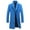Blue, variant on KIHOUT Men's Wool Blend Pea Coat Notched Collar Single Breasted Overcoat Warm Winter Trench Coat