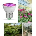 thumbnail image 5 of Harlier Led Grow Light Bulb Full Spectrum, Plant Light Bulb with 60 LEDs for Indoor Plants, E27 Socket, Grow Lamp for Hydroponic Indoor Garden Greenhouse Succulent Veg Flower, 5 of 8