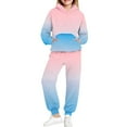 thumbnail image 5 of Nskgu Hoodie Sweatsuit Set for Boys Girls 2 Piece Hooded Sweatshirt Jogger Sweatpants Tracksuit Kids Athletic Tie Dye Outfits, 5 of 6