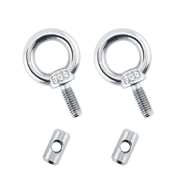 Eigraketly Tornillo de 11MM, tapón de tienda de acero inoxidable 304, tuercas de riel de pista, tornillos de amarre, dispositivos de ojal de carpas Tipo 1