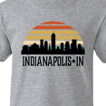 thumbnail image 4 of Inktastic Indianapolis Indiana Skyline Retro Youth T-Shirt, 4 of 5