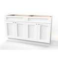 thumbnail image 2 of Disar 48'' Double Bathroom Vanity Base Only, 2 of 6