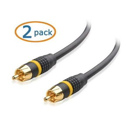 Cable Matters 2-Pack, Subwoofer RCA Audio Cable 15 Feet Cable Matters 2-Pack, Subwoofer RCA Audio Cable 15 Feet