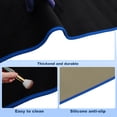 thumbnail image 6 of Unique Bargains Dash Cover for Ram 1500 2010-2018 for Ram 2500 2010-2018 Without HUD Dashboard Cover Car Interior Anti-Slip Flannel Black With Blue Edge 1 set, 6 of 7