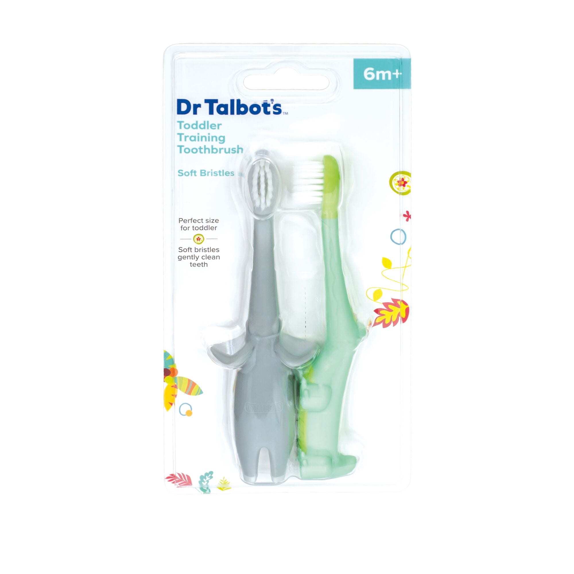 Dr. Talbot's Toddler Animal Toothbrush 2pk