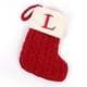 thumbnail image 1 of Calcetines Navideños Finos, Bolsa de Dulces, Calcetines Navideños con Alfabeto, Adornos Colgantes para Árbol de Navidad, 1 of 2