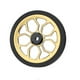 thumbnail image 1 of Yuarrent 1 par de accesorios para bicicleta Easywheel CNC de alta resistencia, neumáticos de empuje de superficie lisa de goma, pieza de Ciclismo Oro, 1 of 6