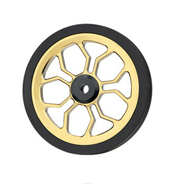 Sonducket 1 par de accesorios de bicicleta de rodamiento sellado multicolor de aleación de aluminio Easywheel, neumáticos de empuje, pieza de bicicleta Ciclismo Oro Sonducket OD024311-03