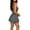 Dark Gray, variant on Men's Ruched Layered Tube Mini Dress with Sheer Overlay and Opaque Stretch Fabric 83% Polyester 17% Elastane Occasions