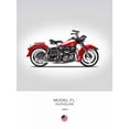 thumbnail image 2 of Rogan, Mark 25x32 Black Ornate Wood Framed with Double Matting Museum Art Print Titled - Harley Davidson Model FL Duo G, 2 of 4