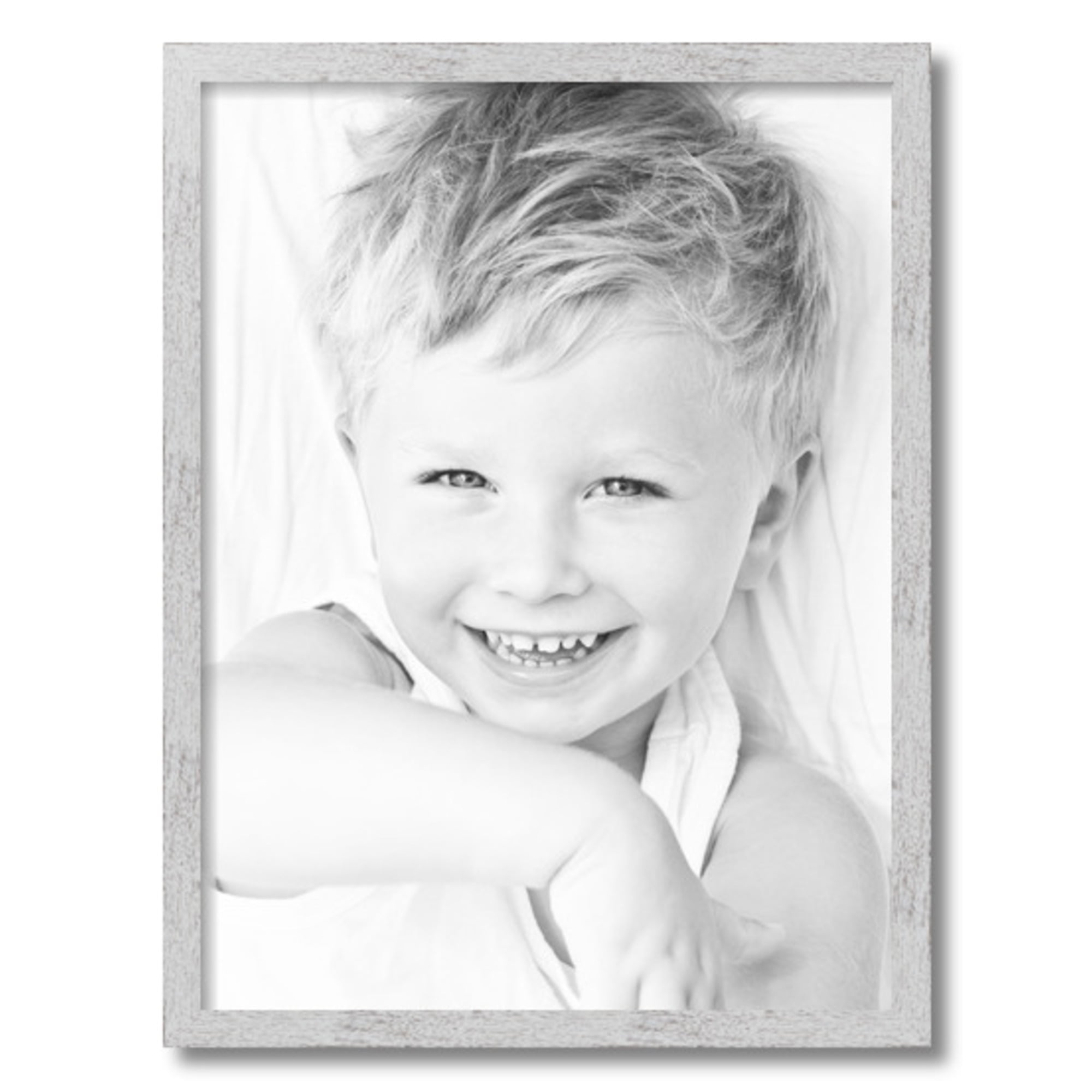 ArtToFrames 18x24 Inch White Picture Frame, This White Wood Poster Frame is Great for Your Art or Photos, Comes with 060 Plexi Glass (4430)