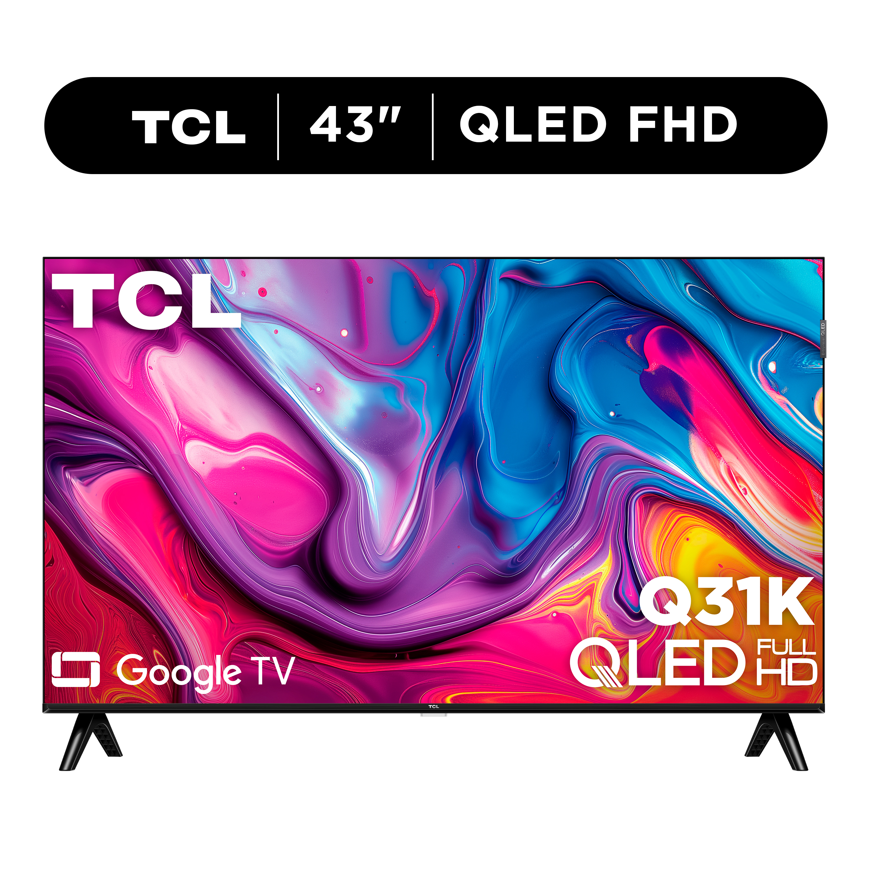 TCL 43" Q31K Series 1080P FHD QLED Smart TV with Google TV β 43Q31K