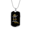 Military Chain (Gold), variant on Gemini Queen Zodiac Dog Tag Necklace Stainless Steel 24" Chain Silver Tone or Gold Tone