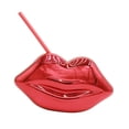 thumbnail image 1 of Taza en forma de labio, novedad creativa para té, café, zumo, discoteca reutilizable, taza de bebida fría de 700ml con para fiesta de Club Bar Rojo, 1 of 8