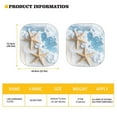 thumbnail image 5 of KUIFORTI Starfish Tropical Beach Car Windshield Sun Shade Block UV Rays Sun Visor Protector Windshield Cover Keep Vehicle Cool & Damage Free, Easy to Use, 5 of 5