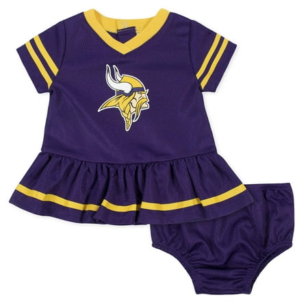 NFL Girls Team Jersey Dress and Diaper Cover