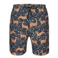 thumbnail image 3 of Fotbe Reindeer Trajes de Baño Estampados para Hombre, Shorts de Verano de Secado Rápido, Ropa de Playa, Bañadores-X-Large, 3 of 6