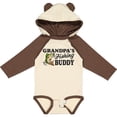 thumbnail image 3 of Inktastic Grandpa's Fishing Buddy Boys Long Sleeve Baby Bodysuit, 3 of 5