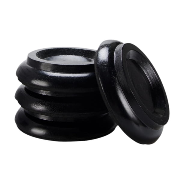 4 piezas CUPAS de PIANO CASTER, CUERPAS de MOBILLADOS, PIEZAS de ACCESA, PIEZAS de ACCESA, CUCHAS de PIANO PIANO PIANO PIANO de ARRILLA de LA MADERA negro