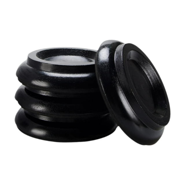 4 piezas CUPAS de PIANO CASTER, CUERPAS de MOBILLADOS, PIEZAS de ACCESA, PIEZAS de ACCESA, CUCHAS de PIANO PIANO PIANO PIANO de ARRILLA de LA MADERA negro