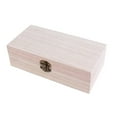thumbnail image 5 of AFQH Rectangular Wooden Storage Box Retro Wooden Box Clamshell Wooden Gift Box, 5 of 11