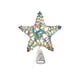 thumbnail image 2 of Estrella para la punta del árbol de Navidad | Estrella 3D de hierro de cinco puntas con 20 luces LED | Cinta dorada con purpurina multicolor para decoración navideña | Adorno duradero para árbol de, 2 of 6