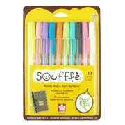 Sakura Gelly Roll Souffle Pen, 1 mm Bold Tip, Assorted Colors, Pack of 10