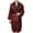 Wine, variant on Viikei Robes for Men,Viikei Mens Robes,Warm Soft Plush Mens Robe with Hood,Plus Size Plus Thick Robe for Men with Side Pocket and Belt,Bathrobes for Men Gifts