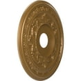 thumbnail image 2 of Ekena Millwork 19"OD x 3 1/2"ID x 1"P Baltimore Thermoformed PVC Ceiling Medallion (Fits Canopies up to 7 3/4"), Metallic Gold Rush, 2 of 10