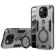 thumbnail image 1 of For Xiaomi Redmi Note 14 Pro 5G Case Rotatable Kickstand PC TPU Drop Protection Phone Cover - Black, 1 of 5