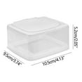 thumbnail image 3 of Transparent Kitchen Spice Box, Double Compartment Jar Storage, Stainless Steel Clamshell, For Kitchen Pantry, Efficient Organization, Household Drawer Storage, Spice Holder, Modern Design, For Home, 3 of 9