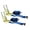 Blue, variant on Ratchet Tie Down Straps 4x30ft (2 Pack) - 16,200 Lbs Breaking Strength - Blue Heavy Duty Straps for Flatbed Trucks, Trailers, Pickups