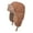 Coffee, variant on Women's Fashion Sun Visors Hood Ski Over Windproof Plush Hood Fuzzy Ski Winter Outdoor Ear Warmer Adjustable Women Men Hats(Beige,One Size)