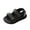Q4 Black, variant on Girls Sandals,Kids Shoes Casual Flat Sandals Fashion Soft Sole Outdoor Beach Sandals,Toddler Girl Sandals/Toddler Boy Sandals(Color:,Size:11.5)