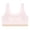 E025-Pink, variant on hengsof Teen Girls Everyday Comfort Bralette for 12-15 Years, Breathable Stretch Soft Support Camisole, Youth Light Support Undergarment
