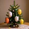 thumbnail image 4 of CaiYueKe 6 Pcs Easter Eggs Hanging Decorations Plastic Ornaments Party Supplies Holiday Scene Arrangement Home Decor Festive Creative Broken Eggs Pendant, 4 of 9