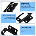 thumbnail image 4 of Bisagras para puerta SDTC Tech de 5 x 2 cm, negras, paquete de 4 con tornillos, 4 of 7