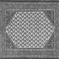 thumbnail image 1 of Ahgly Company Indoor Square Persian Gray Traditional Area Rugs, 6' Square, 1 of 1