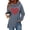 Navy, variant on Oplxuo Women Hoodies Cute Heart Printed Long Sleeve Hooded Sweatshirt Casual Travel Outfits with Pocket