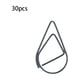 thumbnail image 3 of Advancent Abrazadera en forma de gota de agua con clip de papel de 30 piezas Type3 NO3, 3 of 6