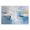 Sea Mist Blue Gradient, variant on Stupell Industries Coastal Birds Over Dunes Canvas Wall Art, design by Creative Studio