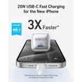 thumbnail image 5 of Anker Cargador 511 (Nano Pro) 20W PIQ 3.0 Cargador USB-C Fuente de alimentació Ártico Blanco (6ft 3A, 5 of 5
