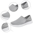 thumbnail image 5 of Rokment Womens Mens Walking Mules Tennis Shoes Unisex Lightweight Breathable Mesh Two-Ways Convertible Backless Half Slippers Sandals Grey Size 9.5, 5 of 7