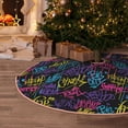 thumbnail image 6 of KLL Graffiti Art Christmas Tree Skirt 30" ,Party Decorations Farmhouse for Christmas Decorations Holiday Party, 6 of 6