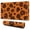 Orange and Brown, variant on Long Mouse Pads for Desk,Pink and Black Of Leopard Print Desk Mats on Top Of Desks, Desk Mouse Pad Extra Large with 3mm Non-Slip Base and Stitched Edge for Gaming,Office,Work,Home 31.5"x11.8"