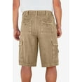 thumbnail image 2 of Boulder Creek By Kingsize Men's Big & Tall  12" Side Elastic Denim Cargo Shorts, 2 of 6