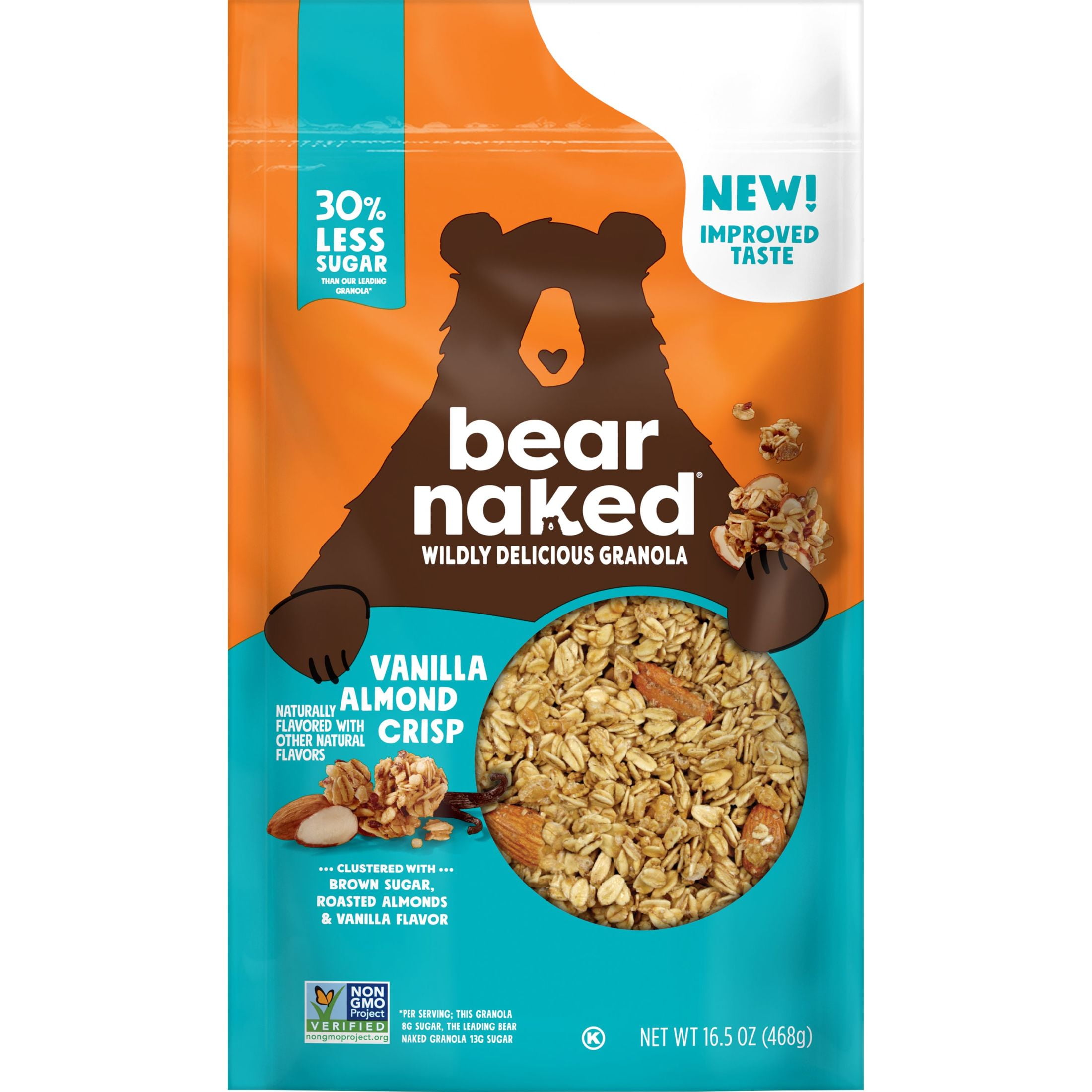 Bear Naked Vanilla Almond Granola Cereal, 16.5 oz