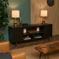 thumbnail image 4 of Real Flame Morris 72" TV Stand in Black, 4 of 7